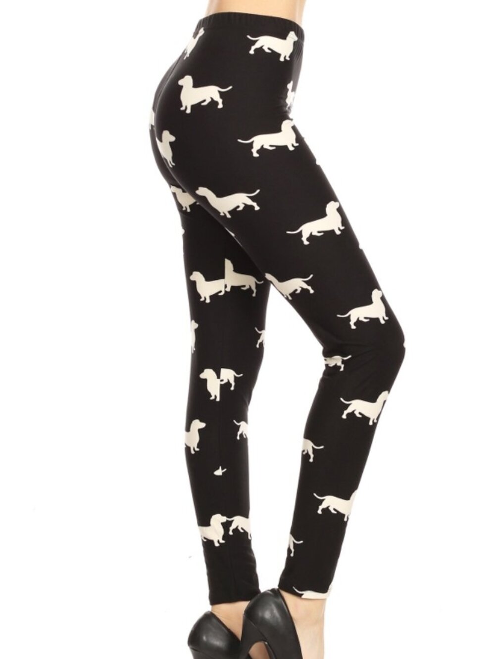 Dackel/Dachshund Print Leggings NWT